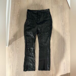Abercrombie & Fitch Shiny Black Dress Pants